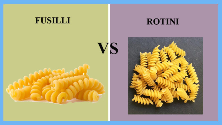 Fusilli vs Rotini Pasta: Understanding Pasta Shapes